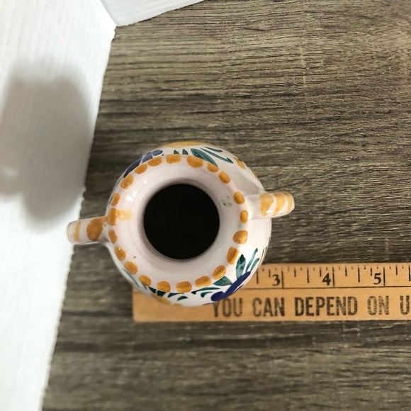 Vtg Italian Hand Painted Miniature Vase - Picture 6 of 13